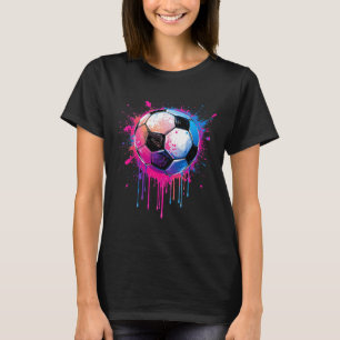 T-shirt Garçons Filles De Football Incroyable Football Col