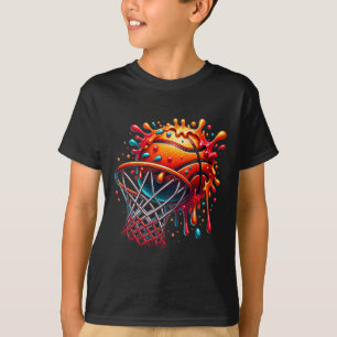 T-shirt Garçons Filles Enfants Crème Glacée Sketll Drip Tr