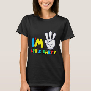 T-shirt Garçons Filles Troisième Anniversaire Chemise 3e A