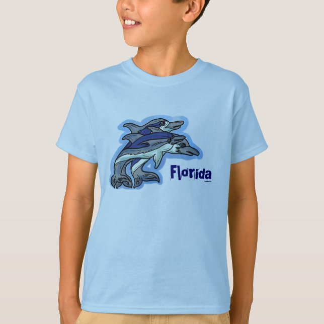 T-shirt Garçons Floride dauphins tee (Devant)
