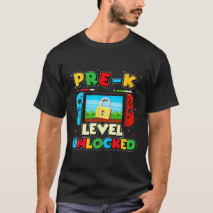 T-shirt Garçons gamers niveau pré-maternelle débloqué Ck p