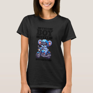 T-shirt Garçons Koala à moto pour enfants