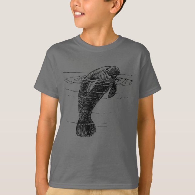 T-shirt garçons Manatee (Devant)