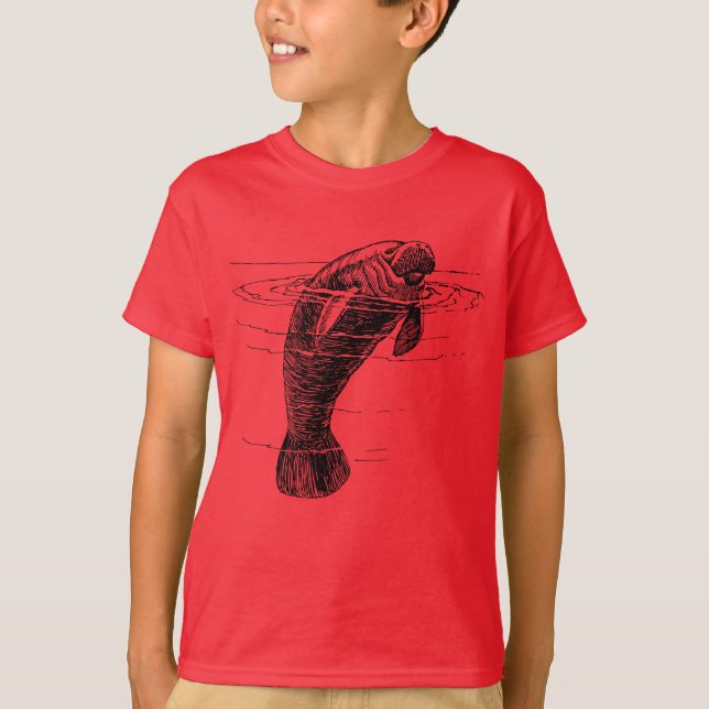 T-shirt garçons Manatee (Devant)