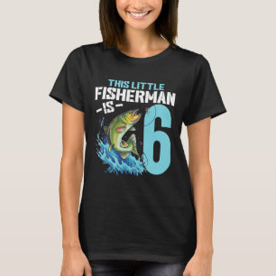 T-shirt Garçons Pêche Anniversaire Chemise 6 Ans Poisson G