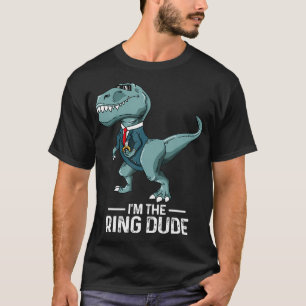 T-shirt Garçons Porte-Bague T-Rex Dinosaur Soirée de maria