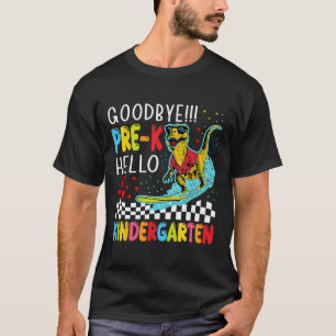 T-shirt Garçons pré-maternelle Dernier Jour D'école Dinosa