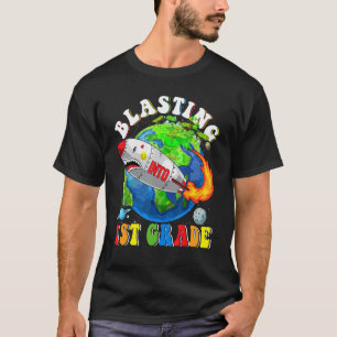 T-shirt Garçons qui explosent en 1re année 1er jour d'écol
