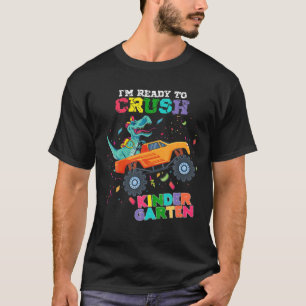 T-shirt Garçons Retour à l'école Je suis prêt à écraser la