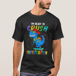 T-shirt Garçons Retour à l'école Je suis prêt à écraser la