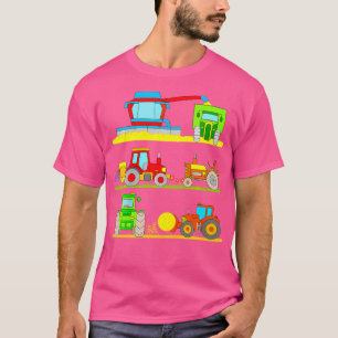 T-shirt Garçons tracteurs moissonneuses-batteuses