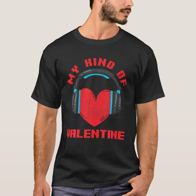 T-shirt Garçons Valentines Jour Joueur Cadeau - Amusant Je (Devant)