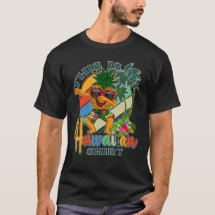 T-shirt Garçons Voici Mon Hawaiian Kids Hawaii Beach Surf 