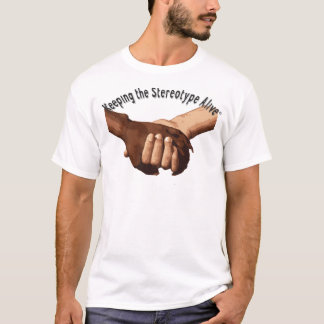 T-shirt Gardant le vivant stéréotypé - tenir des mains
