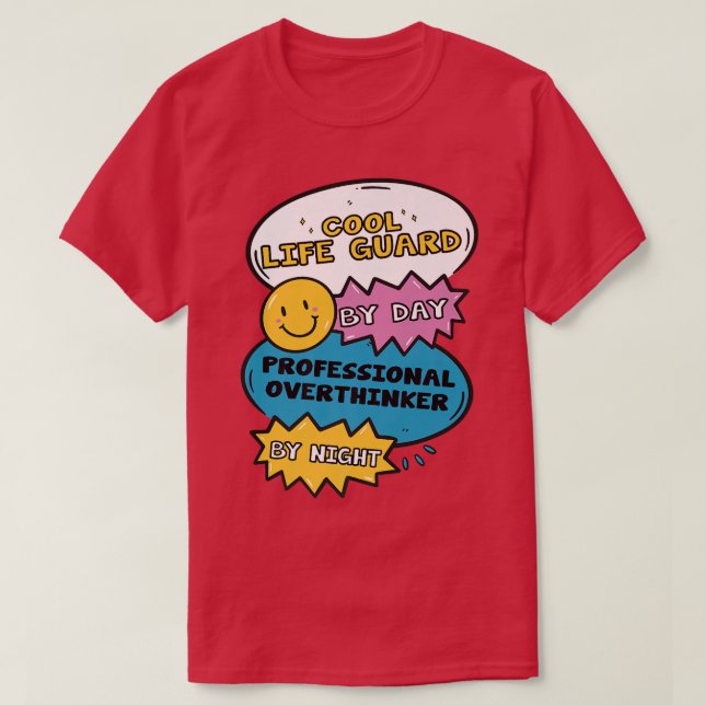 T-shirt Garde cool De Vie Par Jour Professionnel Surpenseu (Design devant)