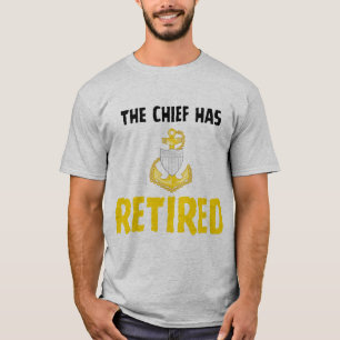 T-shirt Garde côtière Chef à la retraite