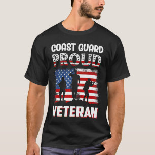 T-shirt Garde côtière Fière vétéran