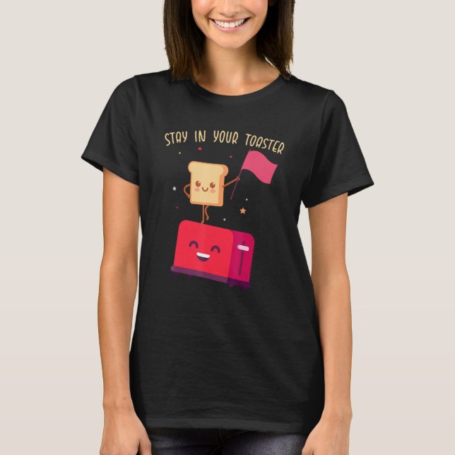 T-shirt Garde-Couleur Restez Dans Votre Garde-Toit (Devant)