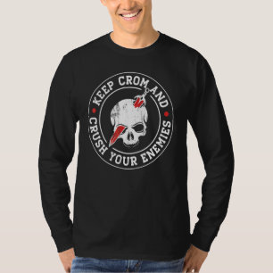 T-shirt Garde Crom et Écrase tes Ennemis Barbe de Motivati