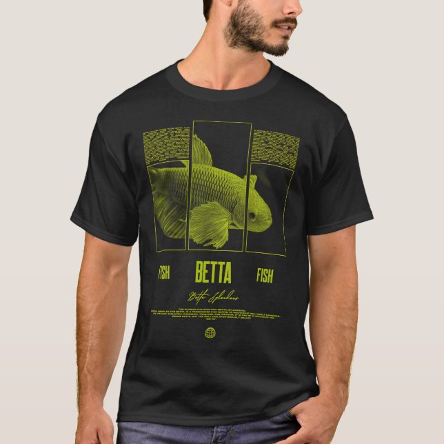 T-shirt Garde de Betta Moderne Vêtements de Rue (Devant)