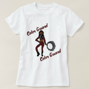 T-Shirt Garde de couleur bordeaux acier