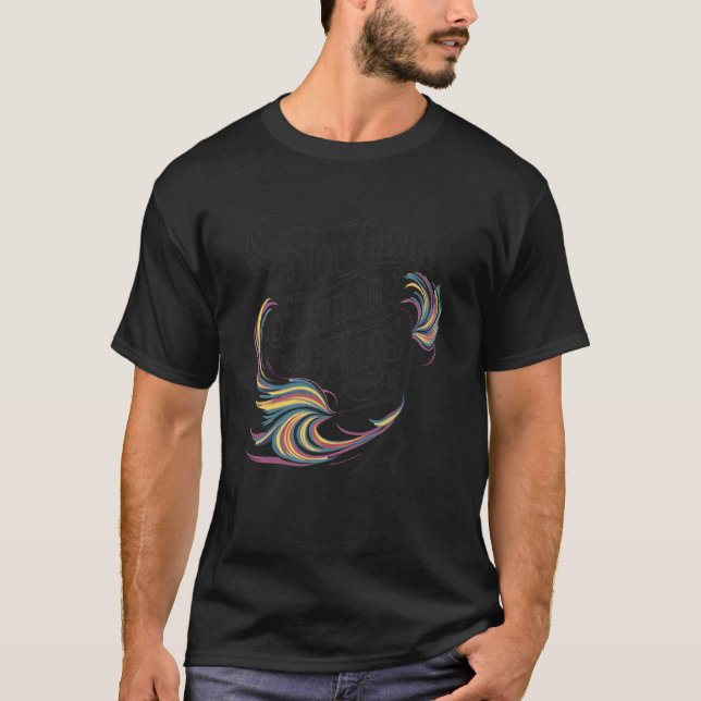 T-shirt Garde de couleur dansant avec des drapeaux (Devant)