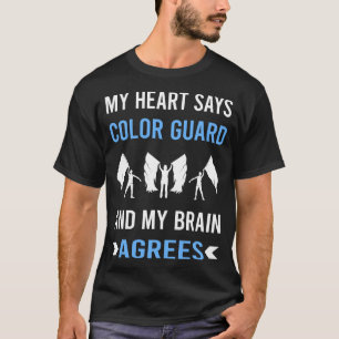 T-shirt Garde de couleur de mon cœur Colorguard