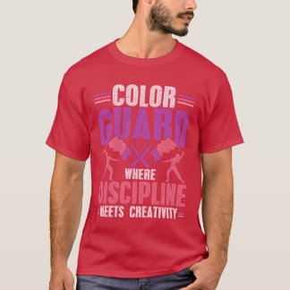 T-shirt Garde de couleur où la discipline rencontre la cré