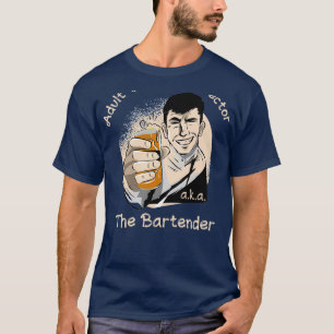 T-shirt Garde de jour du barman Jeu adulte