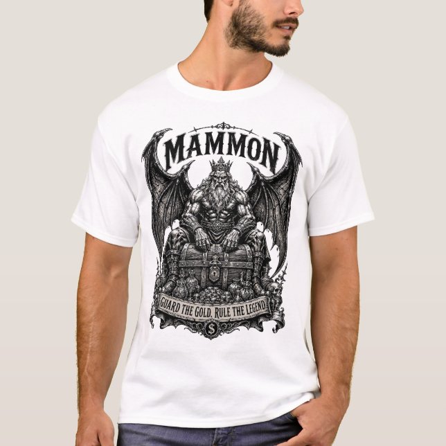 T-shirt Garde de Mammon l'Or. Règne la Légende (Devant)