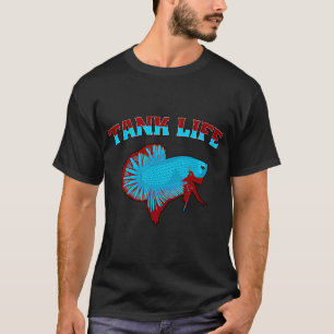 T-shirt Garde de poisson de combat Betta Plakat Aquarium A