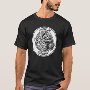T-shirt Garde de poisson-lion aquarium marin