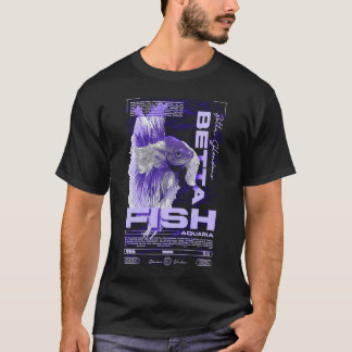 T-shirt Garde de poissons Betta mode streetwear