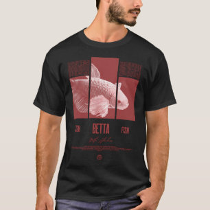 T-shirt Garde de poissons Betta mode streetwear