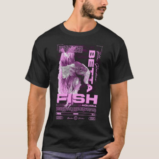 T-shirt Garde de poissons Betta mode streetwear moderne