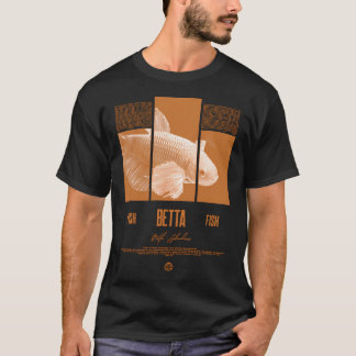 T-shirt Garde de poissons Betta mode streetwear moderne
