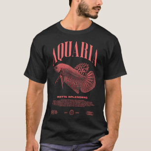 T-shirt Garde de poissons Betta Streetwear moderne