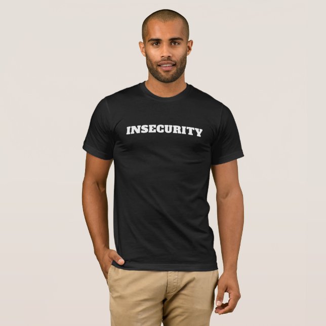 T-shirt Garde de sécurité de l'insécurité (Devant entier)