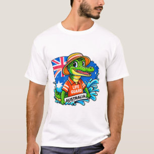 T-SHIRT GARDE DE VIE AUSSIE CROCODILE