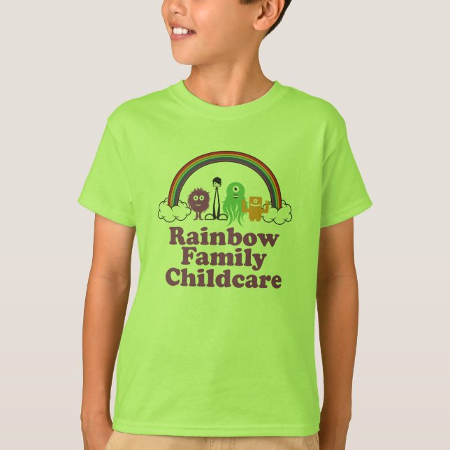 T-shirt Garde d'enfants Rainbow (Devant)