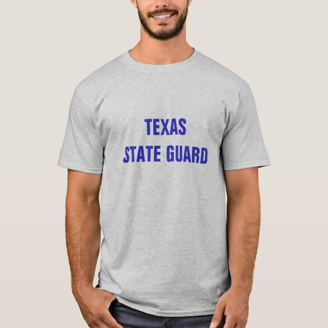 T-shirt GARDE d'ÉTAT du TEXAS et 401Man (Devant)