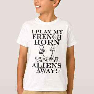 T-shirt Garde le cor de harmonie parti d'aliens