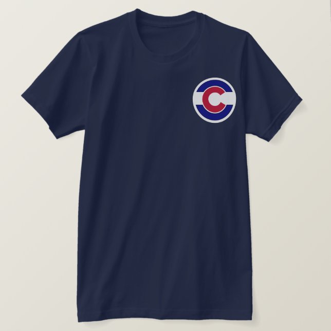 T-shirt Garde nationale du Colorado - chemise (Design devant)