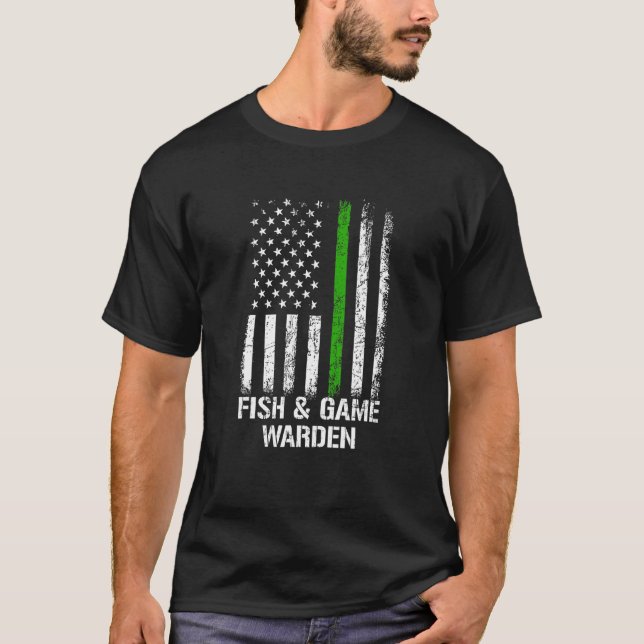 T-shirt Garde-pêche Garde-chasse (Devant)