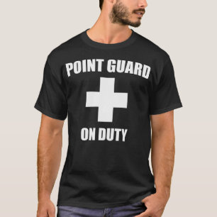 T-shirt Garde-Point Sur Le Basket-Ball En Devoir