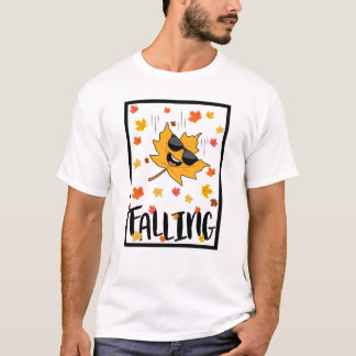 T-shirt Garde ton calme et tombe