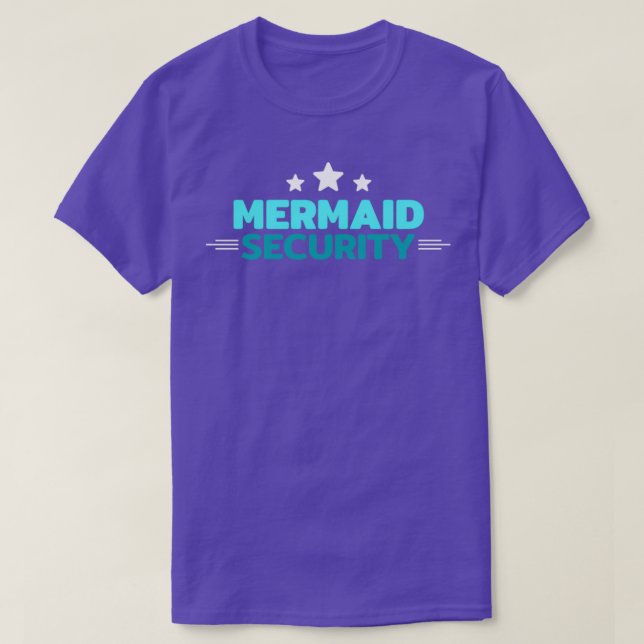 T-shirt Garde-vie des chemises de sécurité Mermaid (Design devant)