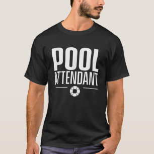 T-shirt Garde-vie du gardien de piscine dit travail de la