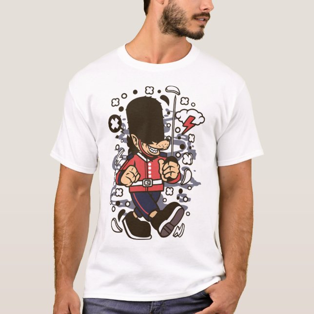 T-shirt Garde Wolf london (Devant)