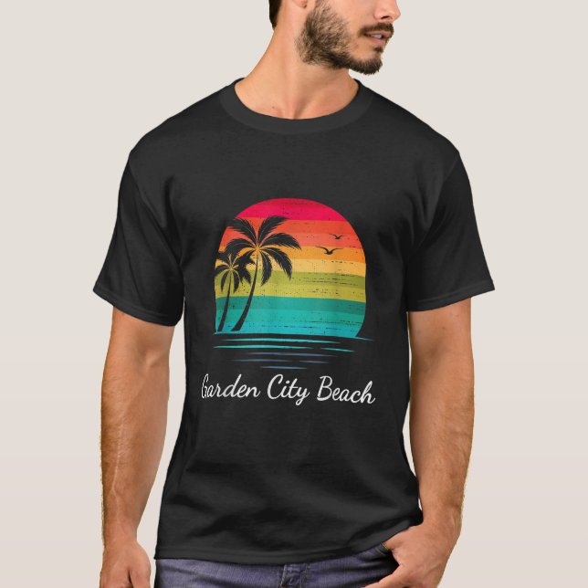 T-shirt Garden City South Carolina Vacances Famille Matchi (Devant)
